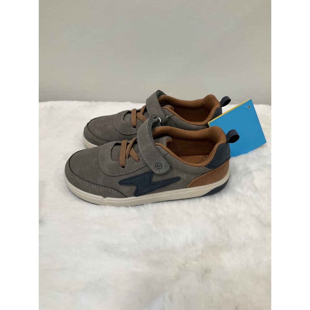 Munchkin by Stride Rite Boy's Maxwell Grey Sneakers 11M  New in Box - Picture 3 of 5